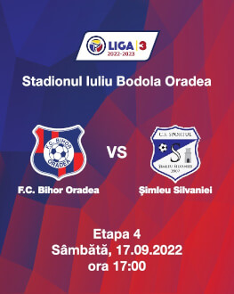 FC BIHOR - ȘIMLEU SILVANIEI Etapa 4