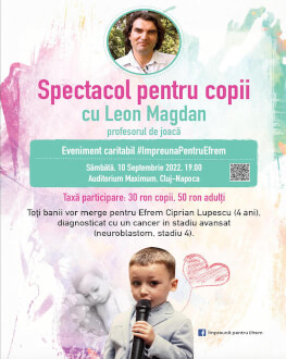 Spectacol pentru copii cu Leon Magdan 