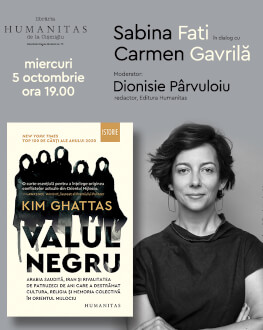 Despre „Valul negru“ cu Sabina Fati și Carmen Gavrilă la Librăria Humanitas de la Cișmigiu Una dintre cele mai bune 100 de cărți ale anului 2020 conform New York Times, „o carte esențială pentru înțelegerea conflictelor actuale din Orientul Mijlociu“