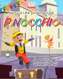 PINOCCHIO | ARAD SPECTACOL CU PAPUSI,MARIONETE SI MASCOTE