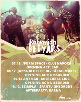 Bohemian Betyars at Jazz & Blues Club, Opening act: Dissorder 