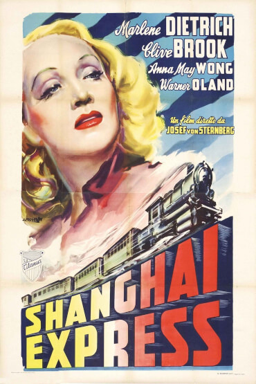 SHANGHAI EXPRESS Retro Josef von Sternberg & Marlene Dietrich