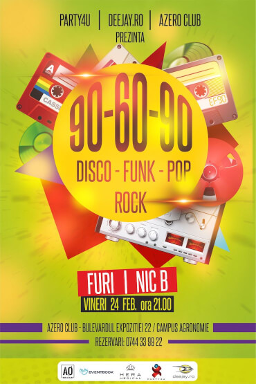 90-60-90 v32.0 - Retro Party cu Furi si Nic B 