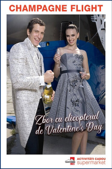 Zbor cu un elicopter de inchiriat -idee de cadou de Valentine’s Day 