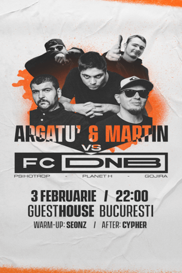 Concert Argatu & Martin VS FC DNB @ Club Guesthouse 