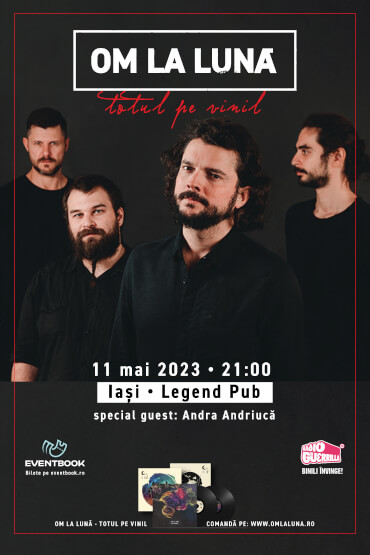 OM LA LUNĂ | TOTUL PE VINIL – Concert de lansare la Iași 