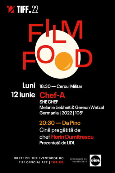 Film Food: She Chef Dinner prepared by Chef Florin Dumitrescu at DaPino, presented by LIDL