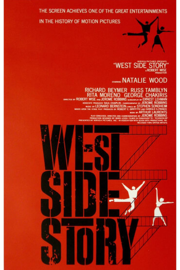 POVESTE DIN CARTIERUL DE VEST / WEST SIDE STORY Natalie Wood, 85 de ani de la naștere (20 iulie)