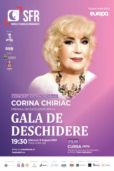 Gala de deschidere SFR 14 Concert extraordinar - Corina Chiriac + Proiecția filmului Cursa