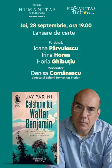 Lansare „Călătoria lui Walter Benjamin” de Jay Parini 