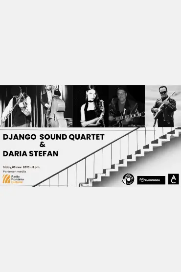 Django Sound Quartet & Daria Stefan 03 November 2023 JazzBook