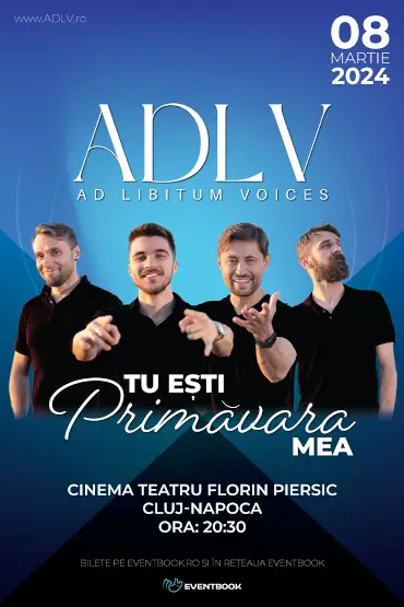 Concert AD LIBITUM VOICES | Tu Ești Primăvara Mea I Cluj-Napoca 