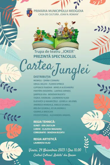 Cartea Junglei 24 November 2023 Centrul Cultural Reduta Brașov