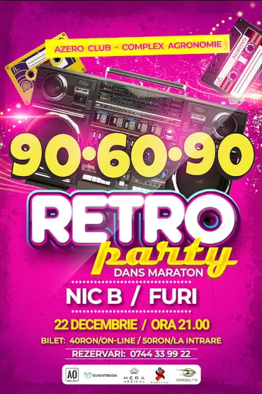 90-60-90 v45.0 – Retro Dans Maraton cu Furi si Nic B 