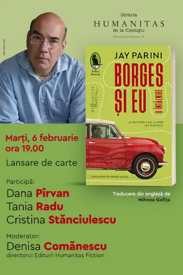 Lansare de carte: „Borges și eu“ de Jay Parini 