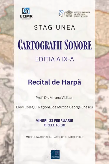 Cartografii Sonore. Recital de Harpă 
