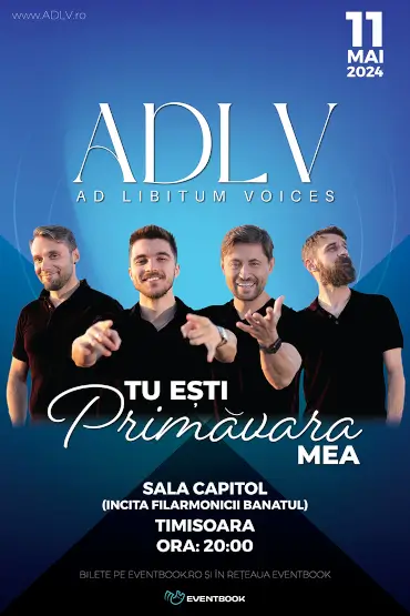 Concert AD LIBITUM VOICES | Tu Ești Primăvara Mea I Timișoara 