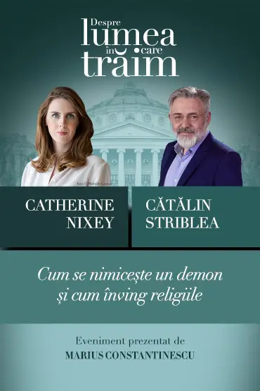 Cum se nimicește un demon și cum înving religiile Conferință susținută de Catherine Nixey, urmată de un dialog cu Cătălin Striblea