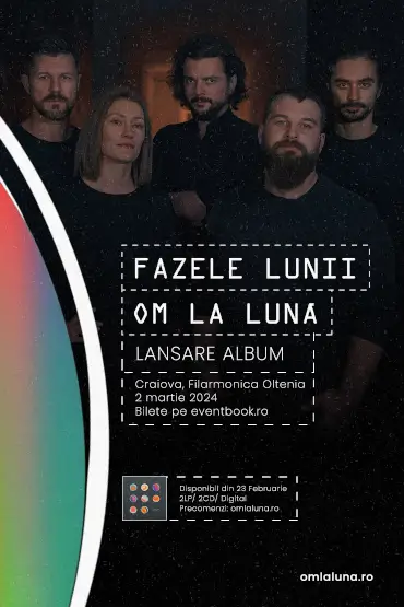 om la lună │ FAZELE LUNII Lansare Album ── Craiova, 2 martie 