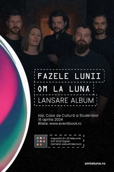 om la lună│FAZELE LUNII Lansare Album ── Iași 