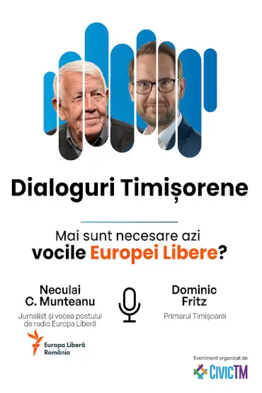 Dialoguri timișorene: Mai sunt necesare azi vocile Europei Libere? Neculai C. Munteanu în dialog cu Dominic Fritz