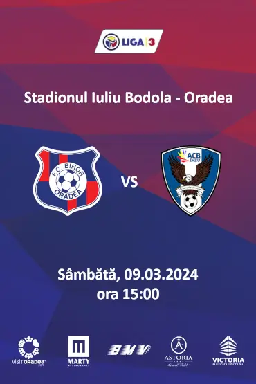 F.C. Bihor Oradea - ACS ACB Ineu 