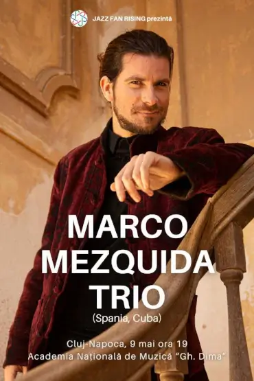 MARCO MEZQUIDA TRIO la Jazz Fan Rising CLUJ cu Martín Meléndez (Cuba) la violoncel și Aleix Tobías la percuții