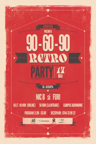 90-60-90 v52.0 – Retro Party cu Furi si Nic B 