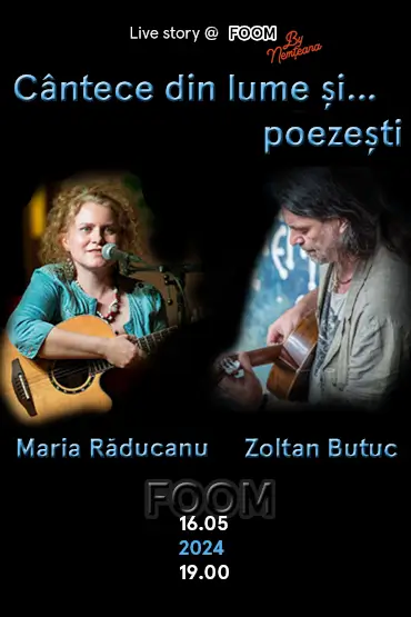 Maria Răducanu & Zoltan Butuc Live @ Iași Cântece din lume și... poezești