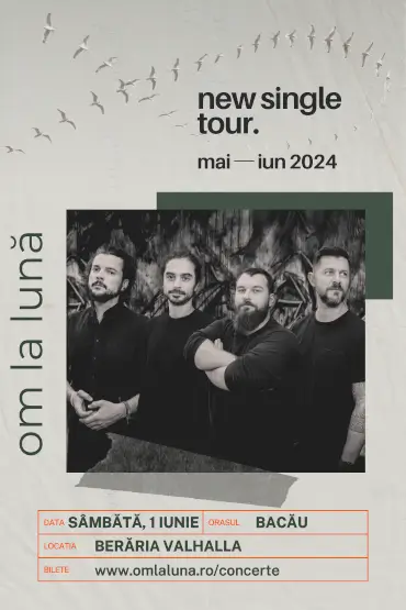 om la lună │ New Single Tour 2024 ── Bacău, 1 iunie 