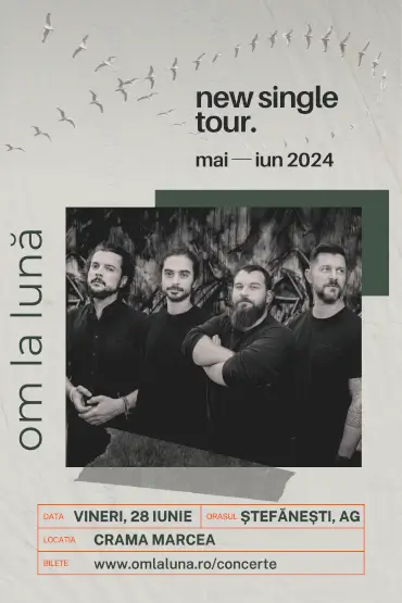 om la lună │ New Single Tour 2024 ── Crama Marcea, 28 iunie 