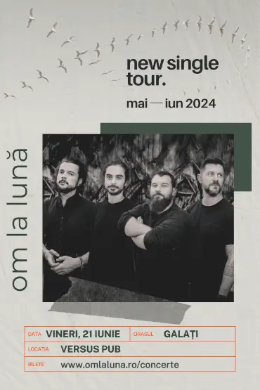 om la lună │ New Single Tour 2024 ── Galați, 21 iunie 