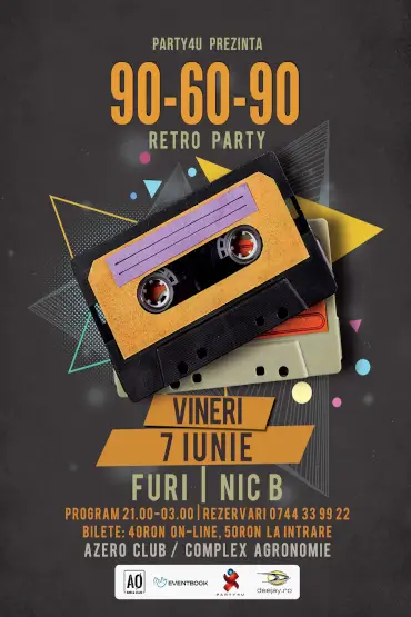 90-60-90 v53.0 – Retro Party cu Furi si Nic B 