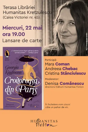 Lansare de carte: „Croitoreasa din Paris” de Georgia Kaufmann 