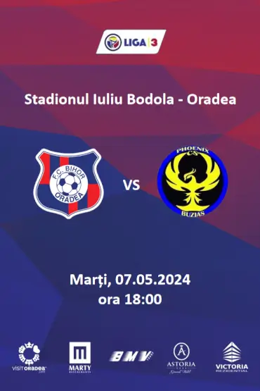 F.C. Bihor Oradea - C.S. Phoenix Buziaș Etapa 7 Play-Off Liga 3, Seria 8