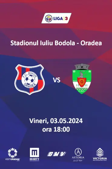 F.C. Bihor Oradea - C.S.C. Peciu Nou Etapa 6 Play-Off Liga 3, Seria 8