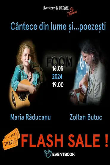 Maria Răducanu & Zoltan Butuc Live @ Iași Cântece din lume și... poezești