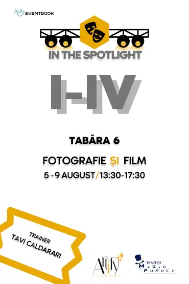 Tabără de Fotografie și Film | Clasele I-IV CU VIDEOGRAFUL ȘI REGIZORUL DE FILM TAVI CALDARARI