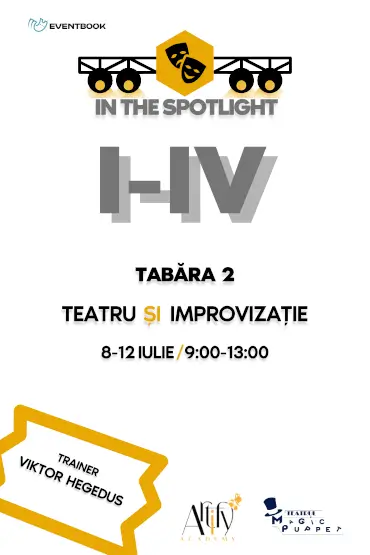 Tabără de Teatru și Improvizație | Clasele I-IV CU ACTORUL VIKTOR HEGEDUS