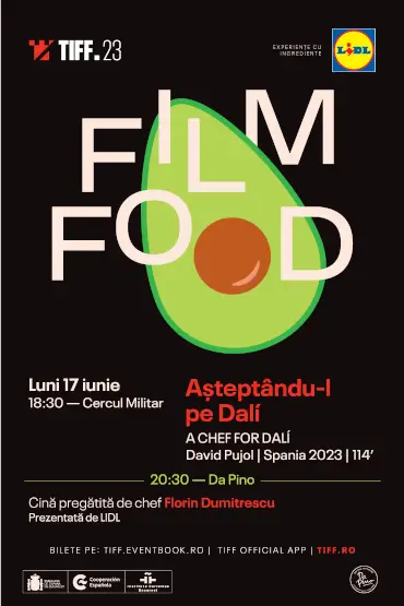 Film Food: Așteptându-l pe Dalí Cină pregătită de chef Florin Dumitrescu la Da Pino, prezentată de LIDL