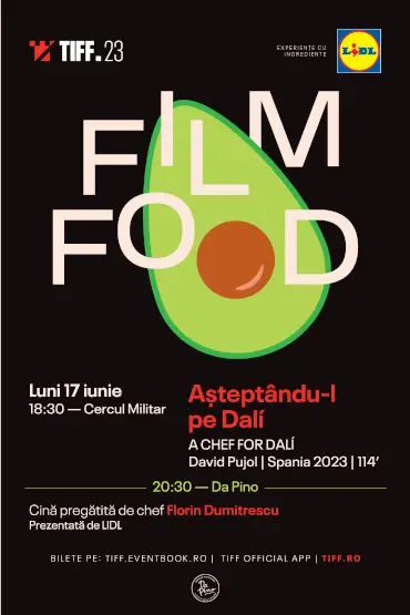 Film Food: Așteptându-l pe Dalí Cină pregătită de chef Florin Dumitrescu la Da Pino, prezentată de LIDL