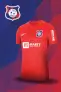 Tricou ROȘU Nike, tricou oficial de joc al F.C. Bihor, pentru COPII, cu personalizare nume pe spate, deasupra numărului 