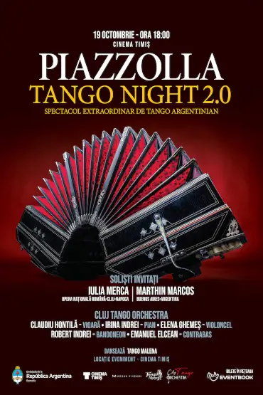 PIAZZOLLA TANGO NIGHT 2.0 Spectacol Extraordinar de Tango Argentinian