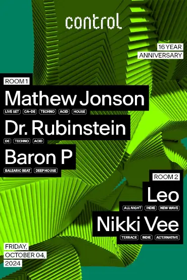 ctrl 16: Mathew Jonson, Dr. Rubinstein, Baron P, Leo, Nikki Veee 