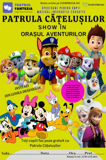 Patrula cățelușilor în orașul aventurilor - ONEȘTI 