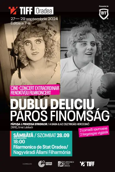 Cine-concert DUBLU DELICIU Die Puppe (Păpușa, 1919, 68‘) și Die Austernprinzessin (Prințesa stridiilor, 1919, 57‘)