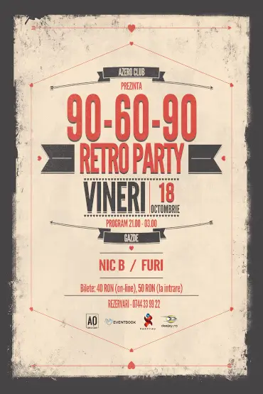 90-60-90 v57.0 – Retro Party cu Furi si Nic B 