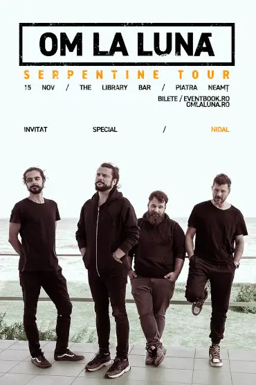 om la lună │ Serpentine Tour 2024 ── The Library Bar - Piatra Neamț, 15 noiembrie 