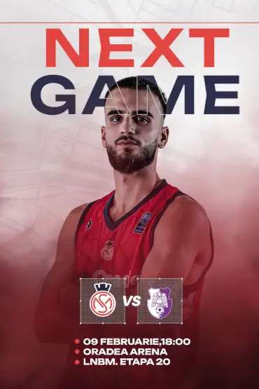 CSM CSU Oradea vs FC Argeș Pitești Liga Națională de baschet masculin - ediția 2024/25, Etapa 20