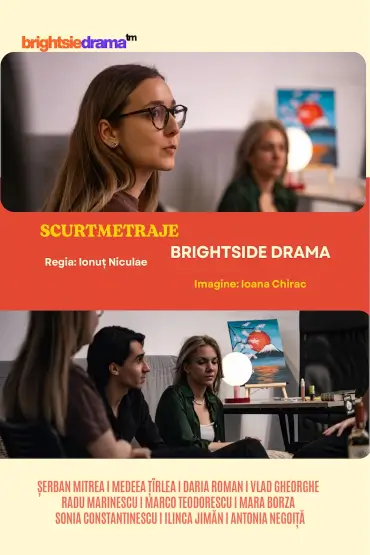 Proiecție cu serie de filme realizate de școala de actorie BrightSide Drama 